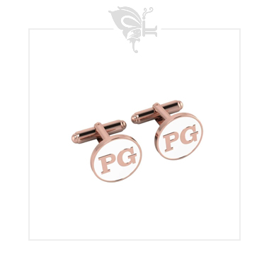Silver Personalised Cufflinks for Women