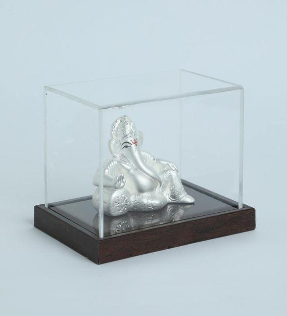 999 Pure Silver Ganesha Idol By Krysaliis Isvara - Krign_19 Idols