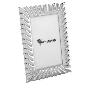 Pure Silver Wave Photo Frame By Krysaliis 6X4 Frames