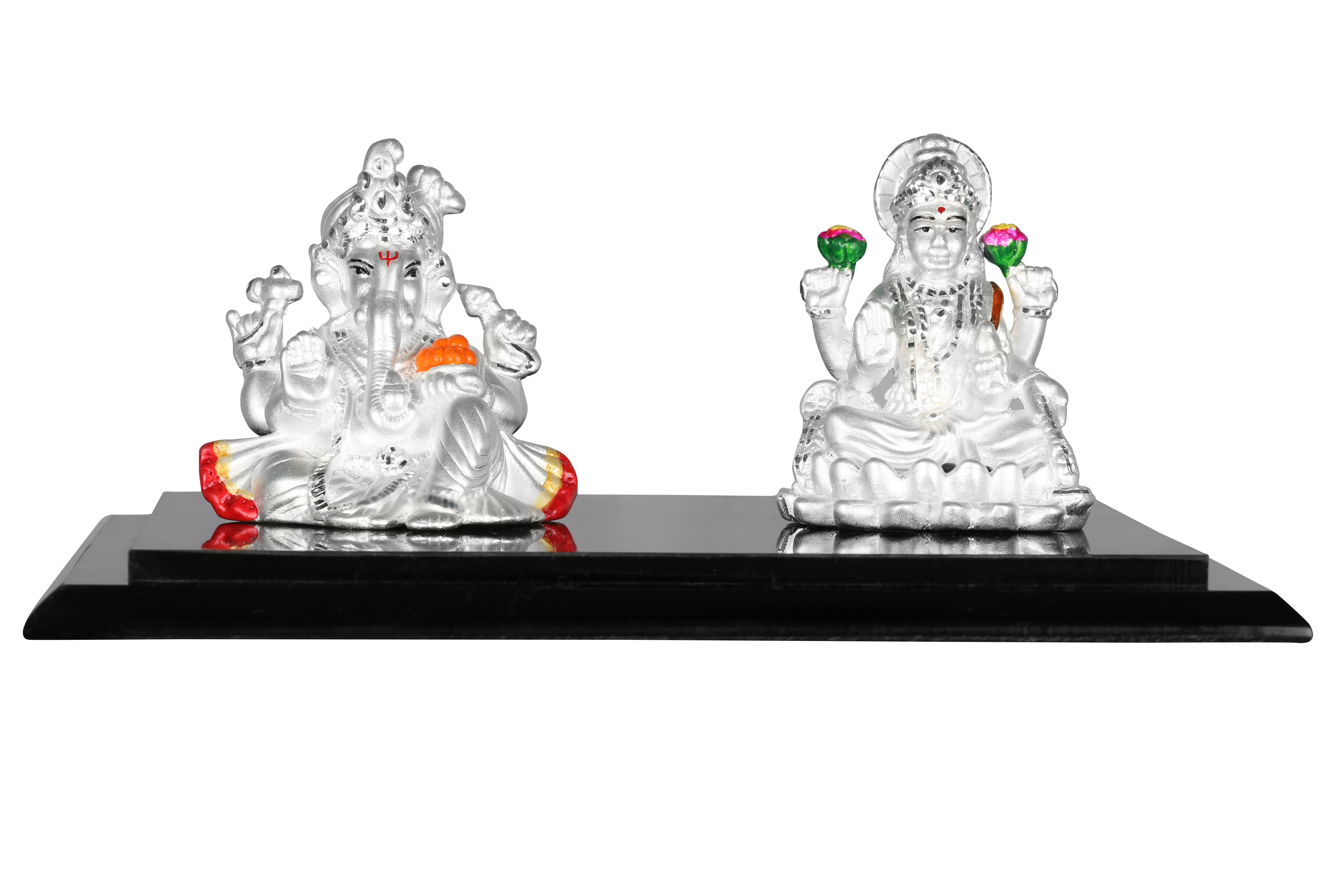 999 Pure Silver Ganesh Laxmi Idols By Krysaliis Isvara-Kriglx_07
