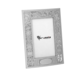 Silver Plated Birth Record Frame Baby Accessories And Keepsakes