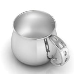 Sterling Silver Baby Cup With An Abc Handle Cups