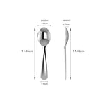 Sterling Silver Spoon for Baby and Child - Plain feeding