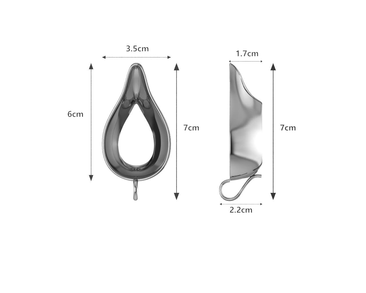Sterling Silver Baby Feeder - Flat Medicine Porringer with a Plain Handle