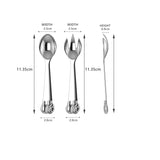 Sterling Silver Baby Spoon & Fork Set - The Elephant Set