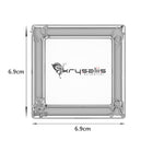 Silver Plated Photo Frame for Baby and Kids - Square with animal motifs
