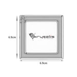 Silver Plated Photo Frame for Baby and Kids - Square with Bunny