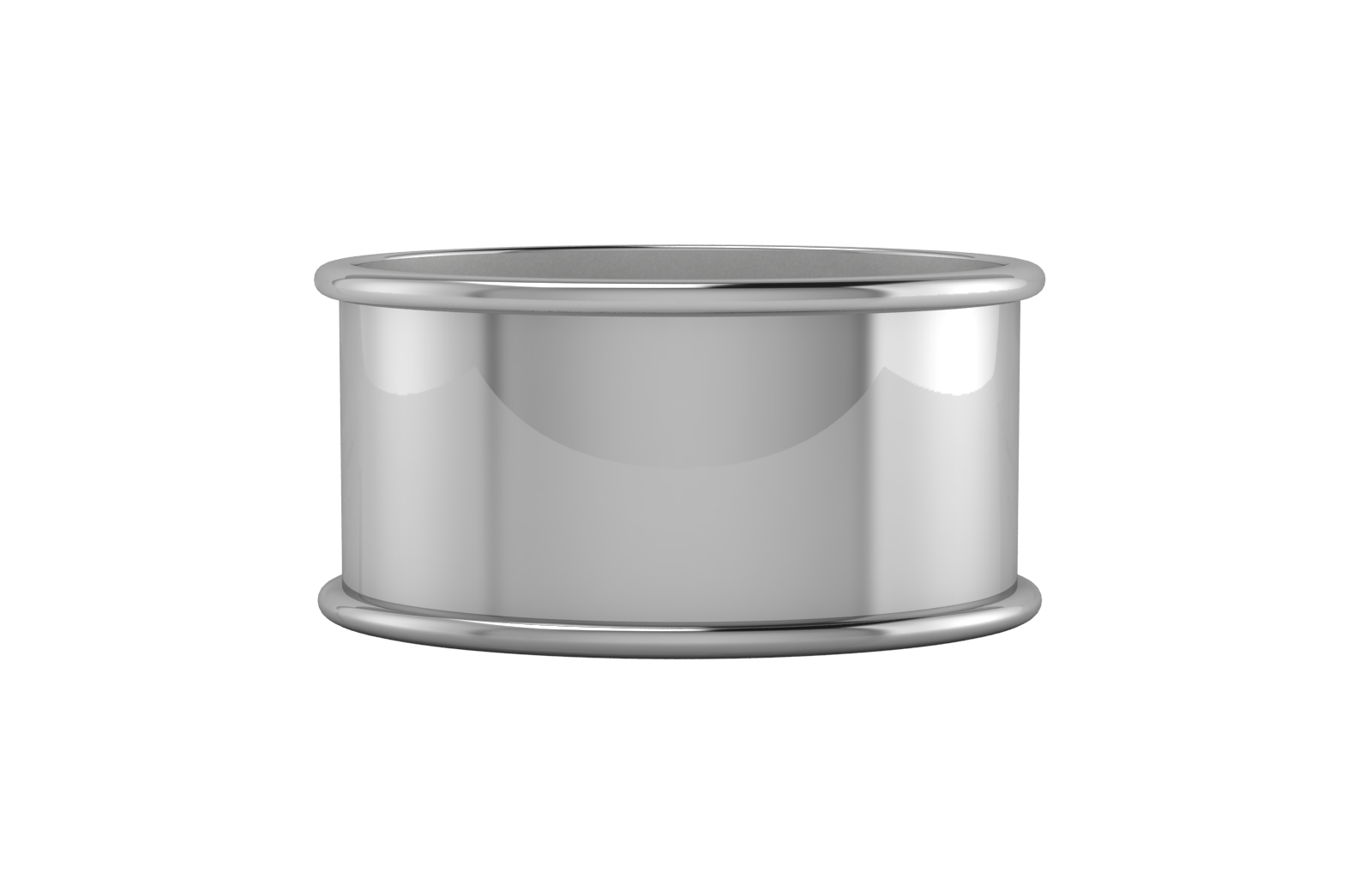Silver Plated Napkin Ring Set of 2 - Interlace