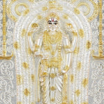 Pure Silver God Photo Frame of Guruvayurappan by Isvara