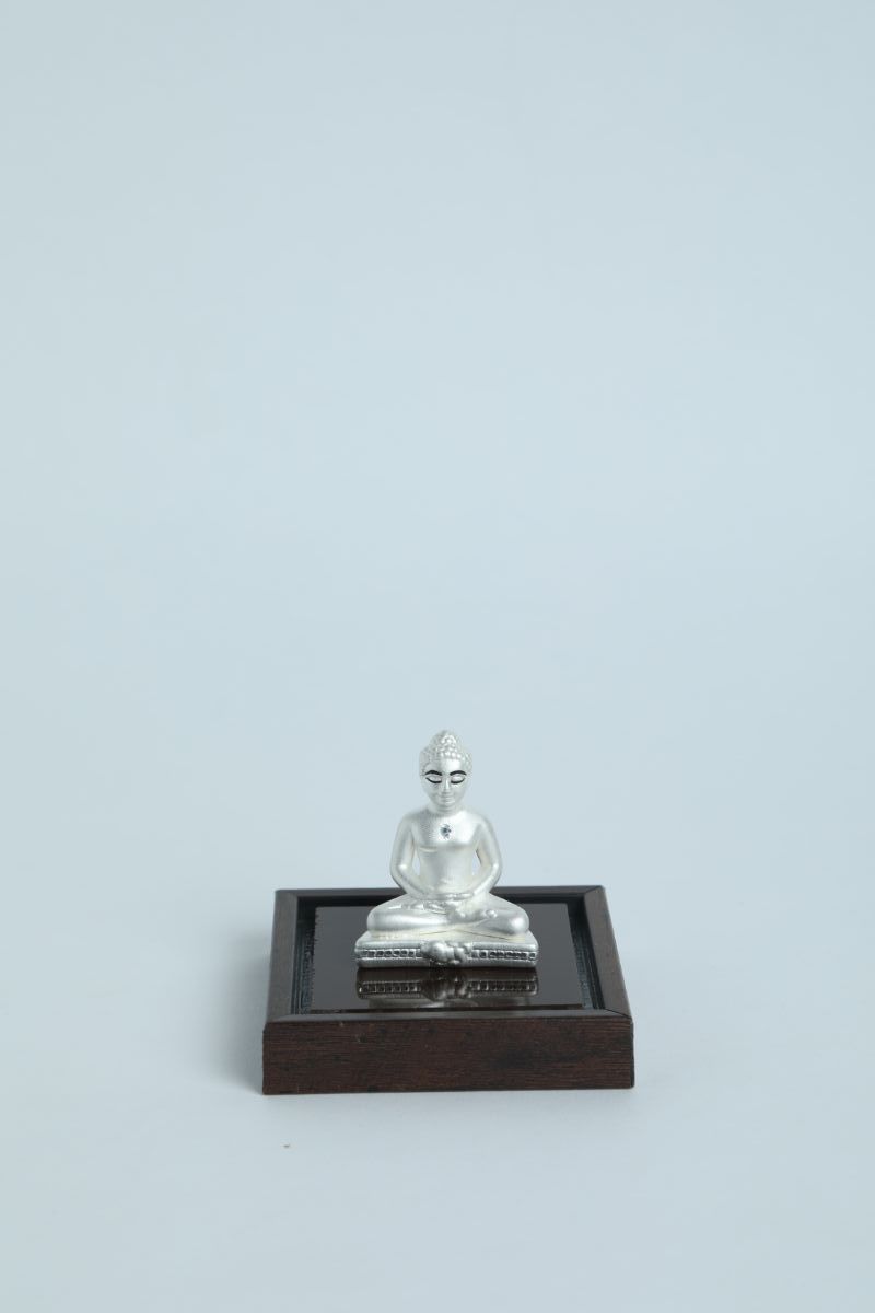 999 Pure Silver Lord Buddha Idol By Krysaliis Isvara Idols