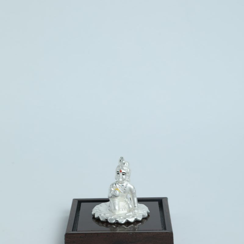 999 Pure Silver Bal Krishna Idol By Krysaliis Isvara-Kribk_03 Idols