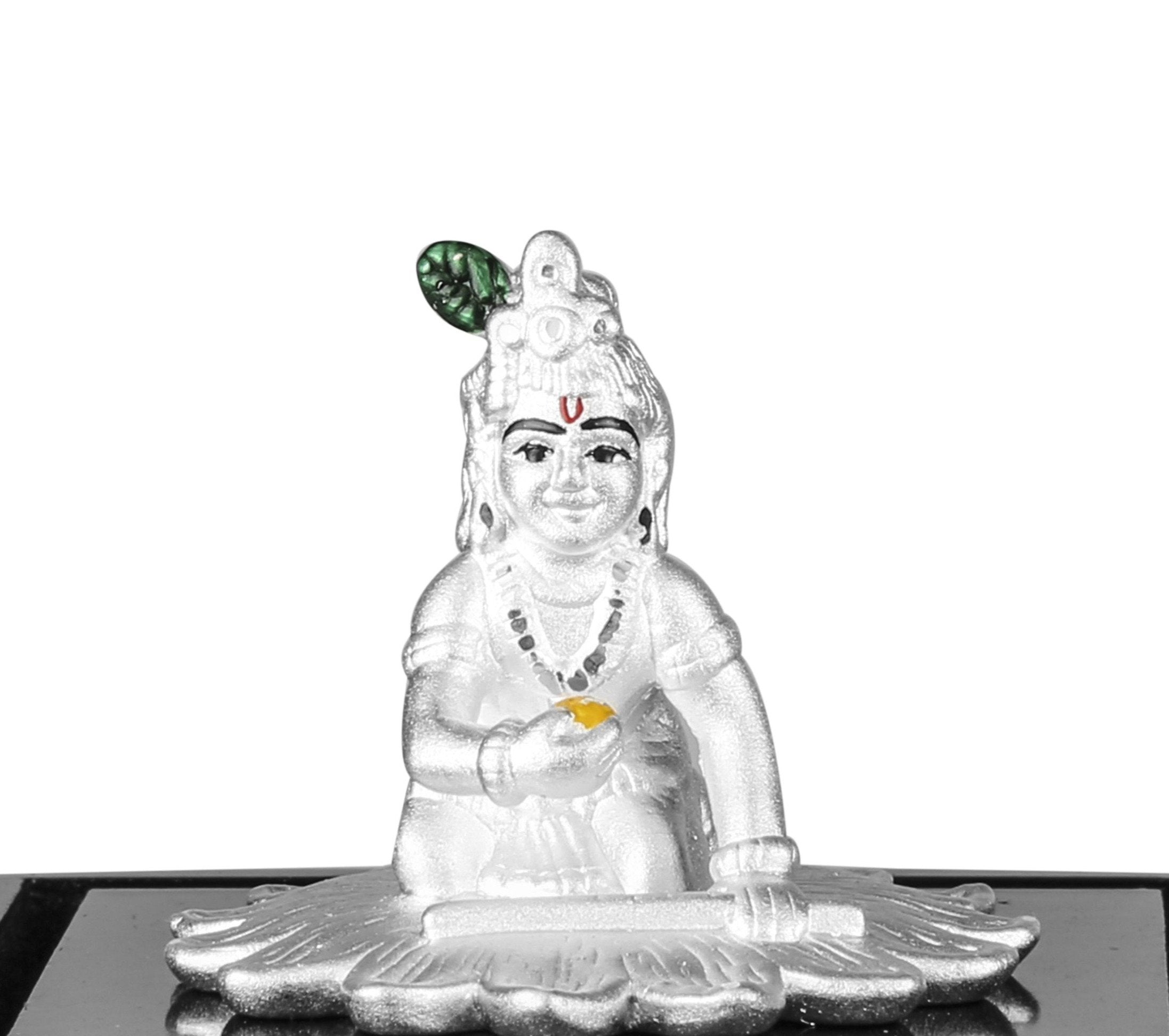 999 Pure Silver Bal Krishna Idol By Krysaliis Isvara-Kribk_03 Idols