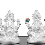 999 Pure Silver Ganesh Laxmi Idols By Krysaliis Isvara-Kriglx_06