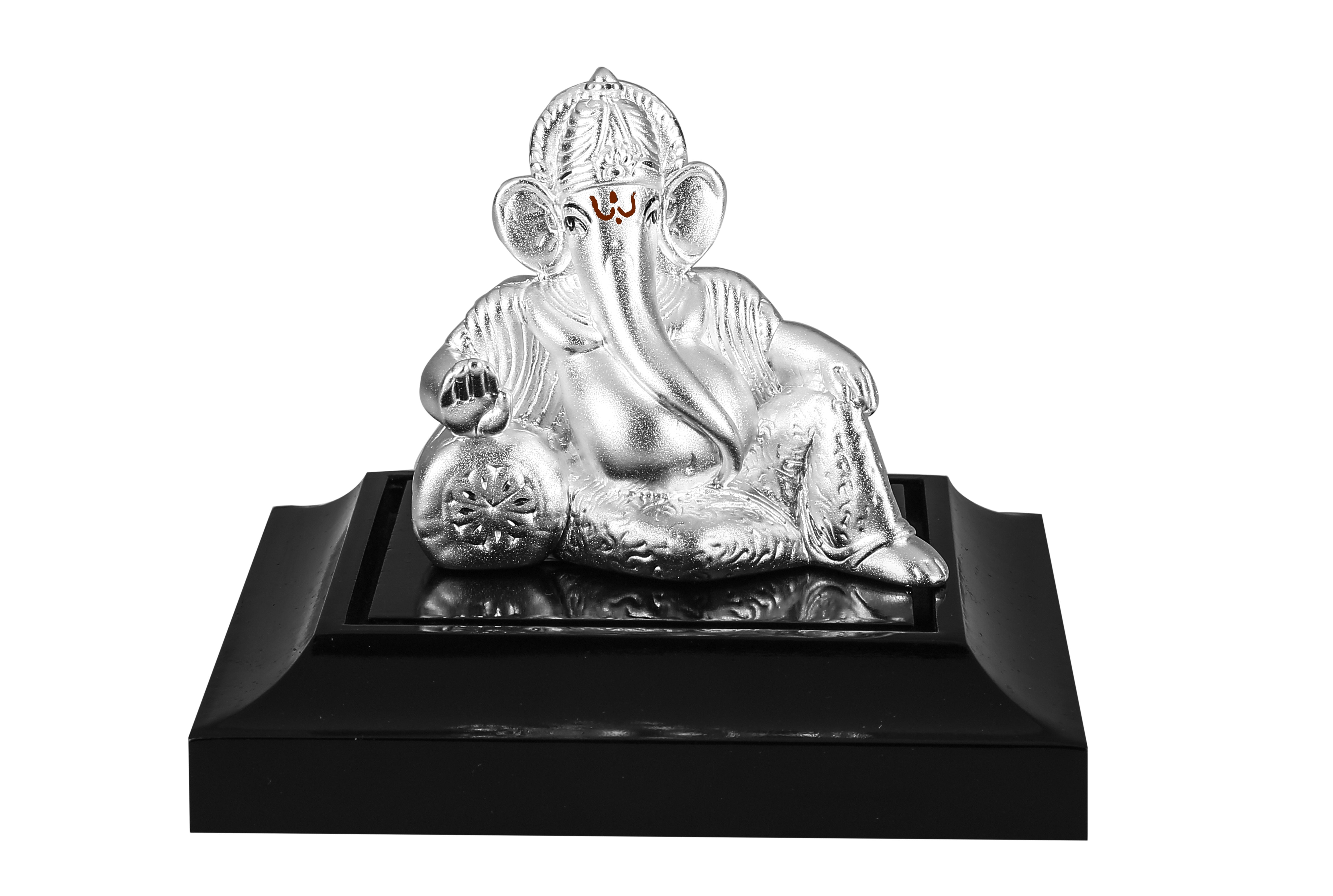 999 Pure Silver Ganesha Idol By Krysaliis Isvara - Krign_19 Plain Idols