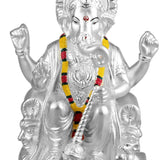 999 Pure Silver Ganesha Sitting Idol By Krysaliis Isvara - Krign28 Idols