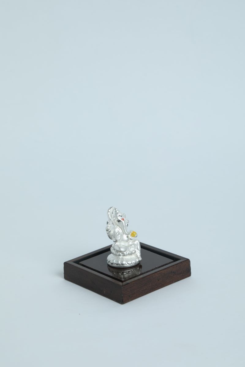 999 Pure Silver Ganesha Idol By Krysaliis Isvara - Krign_33 Idols