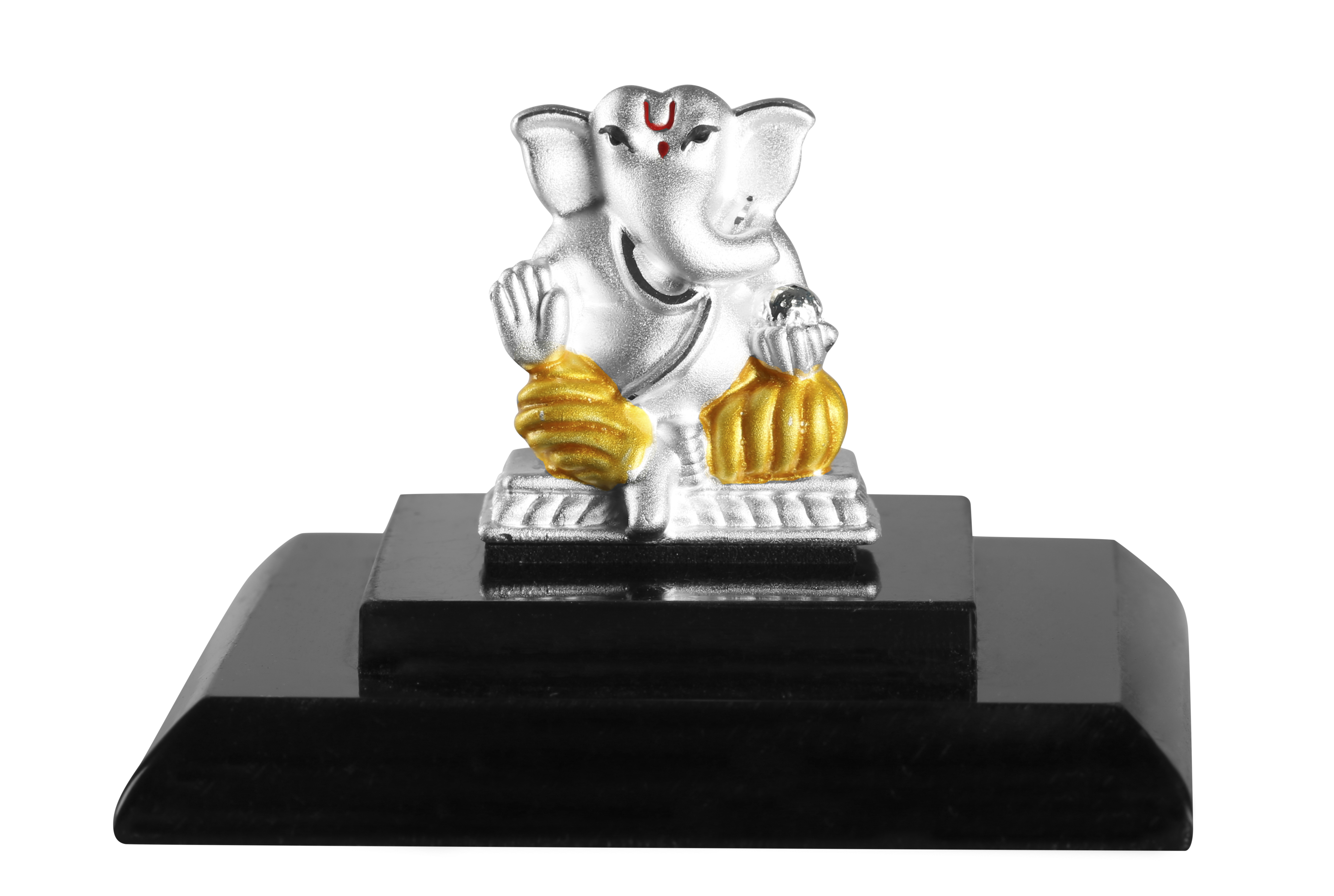 999 Pure Silver Ganesha Idol By Krysaliis Isvara - Krign_Ms10 Idols