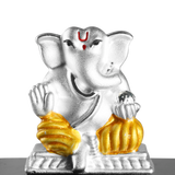 999 Pure Silver Ganesha Idol By Krysaliis Isvara - Krign_Ms10 Idols