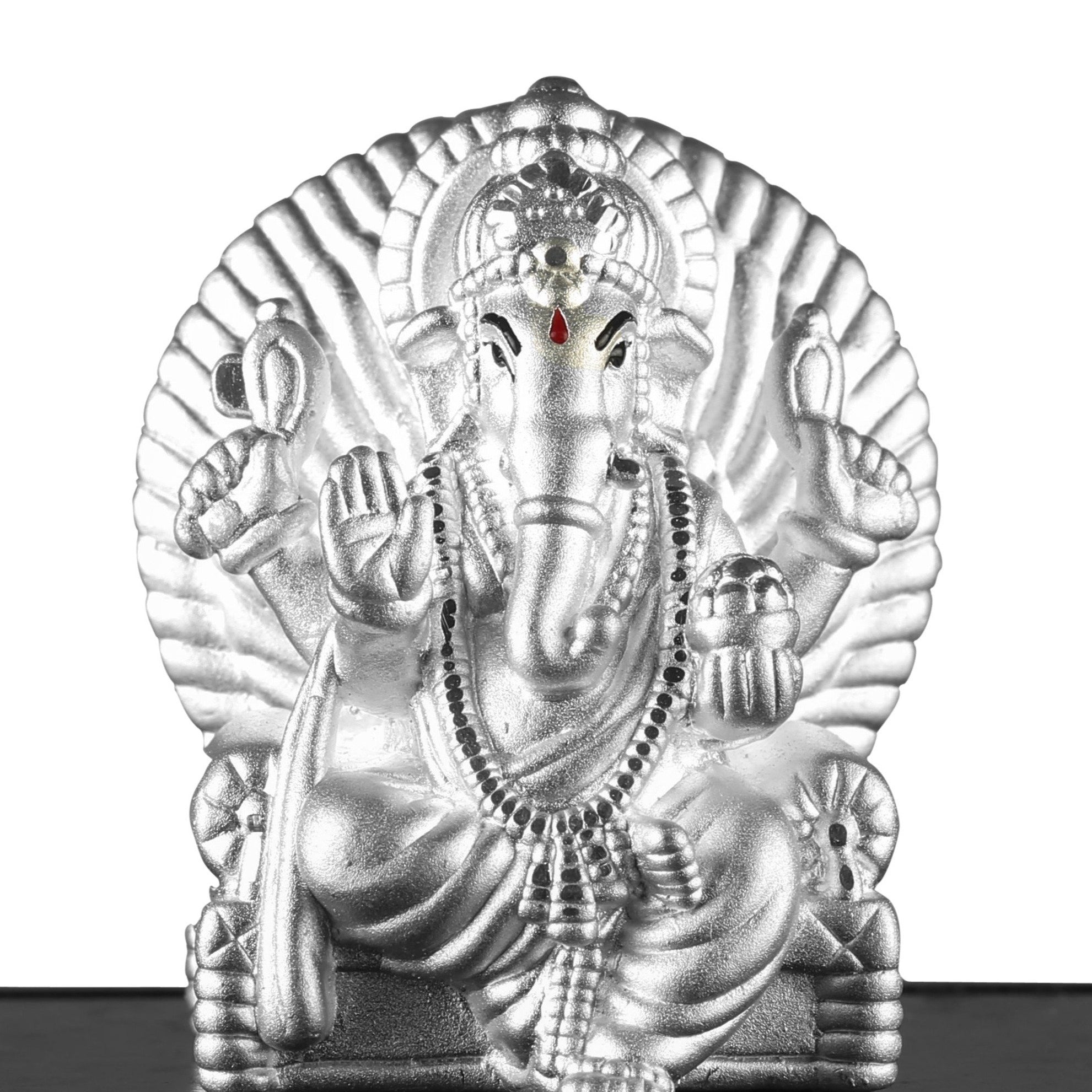 999 Pure Silver Ganesha Idol By Krysaliis Isvara - Krign_Ms14 Idols