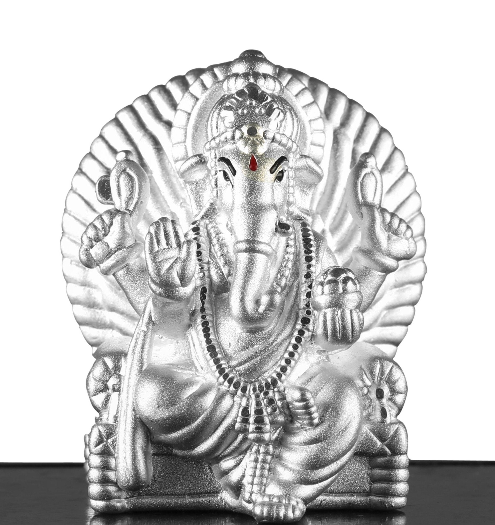 999 Pure Silver Ganesha Idol By Krysaliis Isvara - Krign_Ms14 Idols