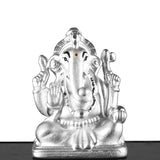 999 Pure Silver Ganesha Idol By Krysaliis Isvara - Krign_Ms17 Idols