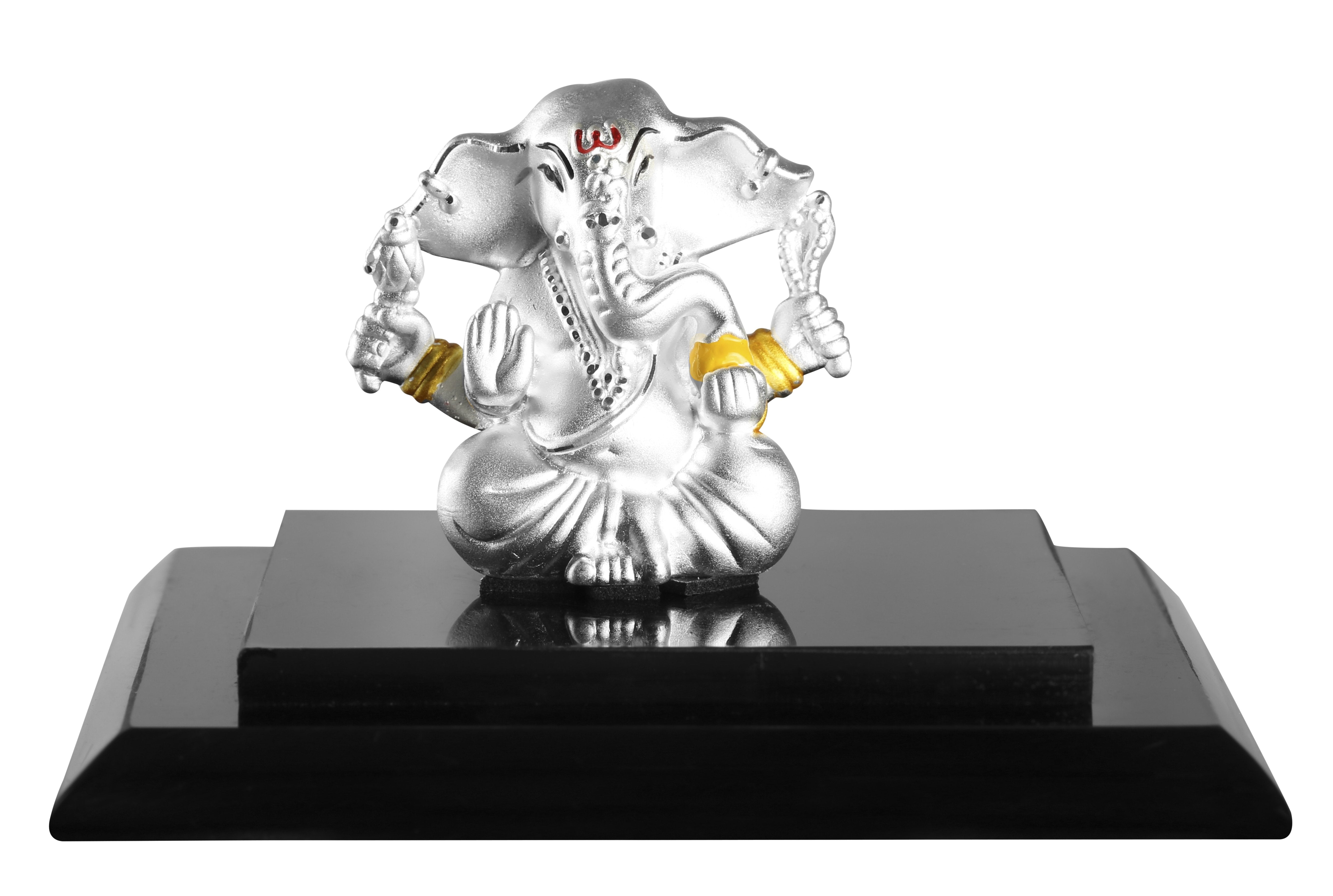 999 Pure Silver Ganesha Idol By Krysaliis Isvara - Krign_Ms27 Idols