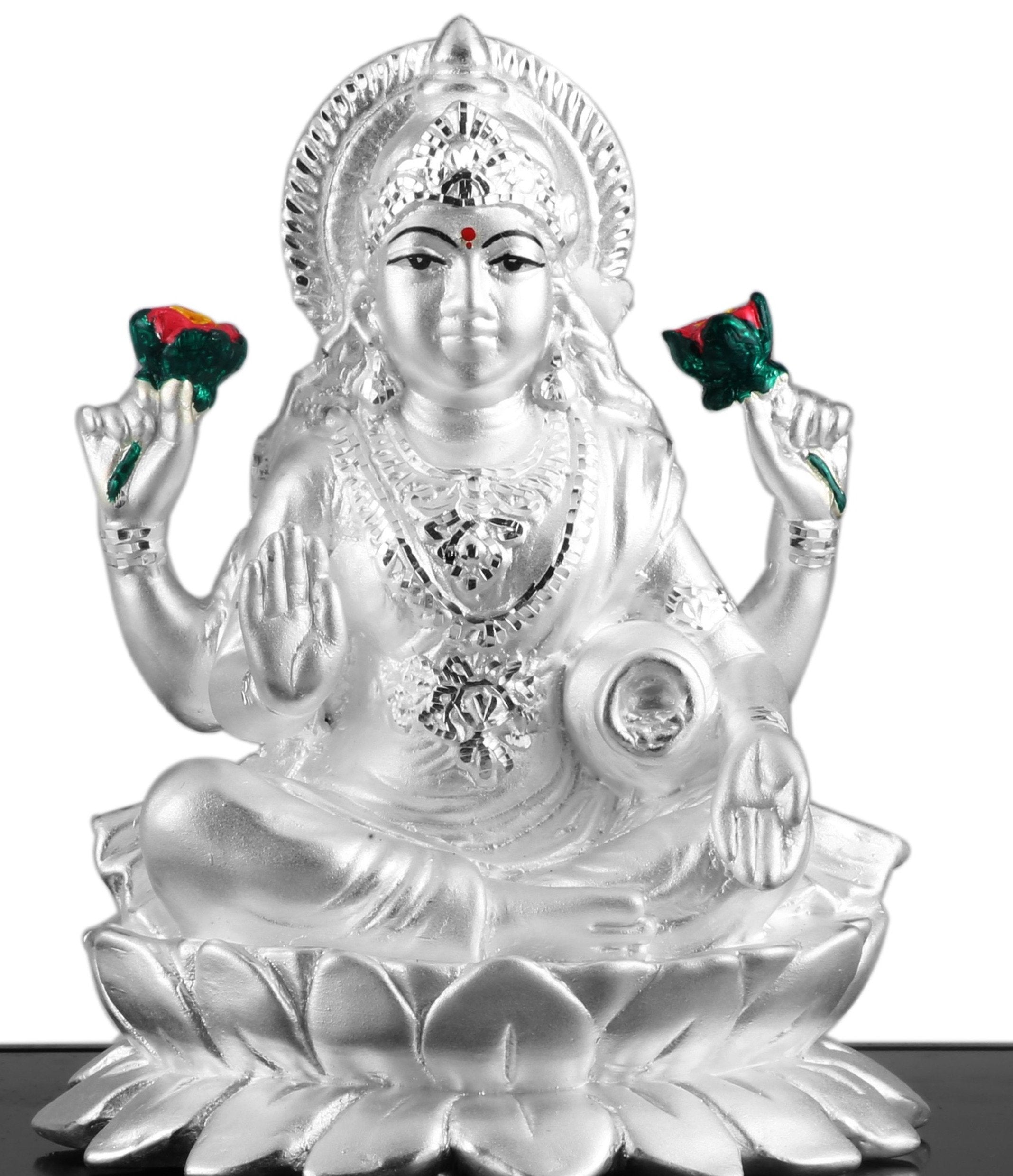 999 Pure Silver Goddess Laxmi Idol By Krysaliis Isvara-Krilx_06 Idols