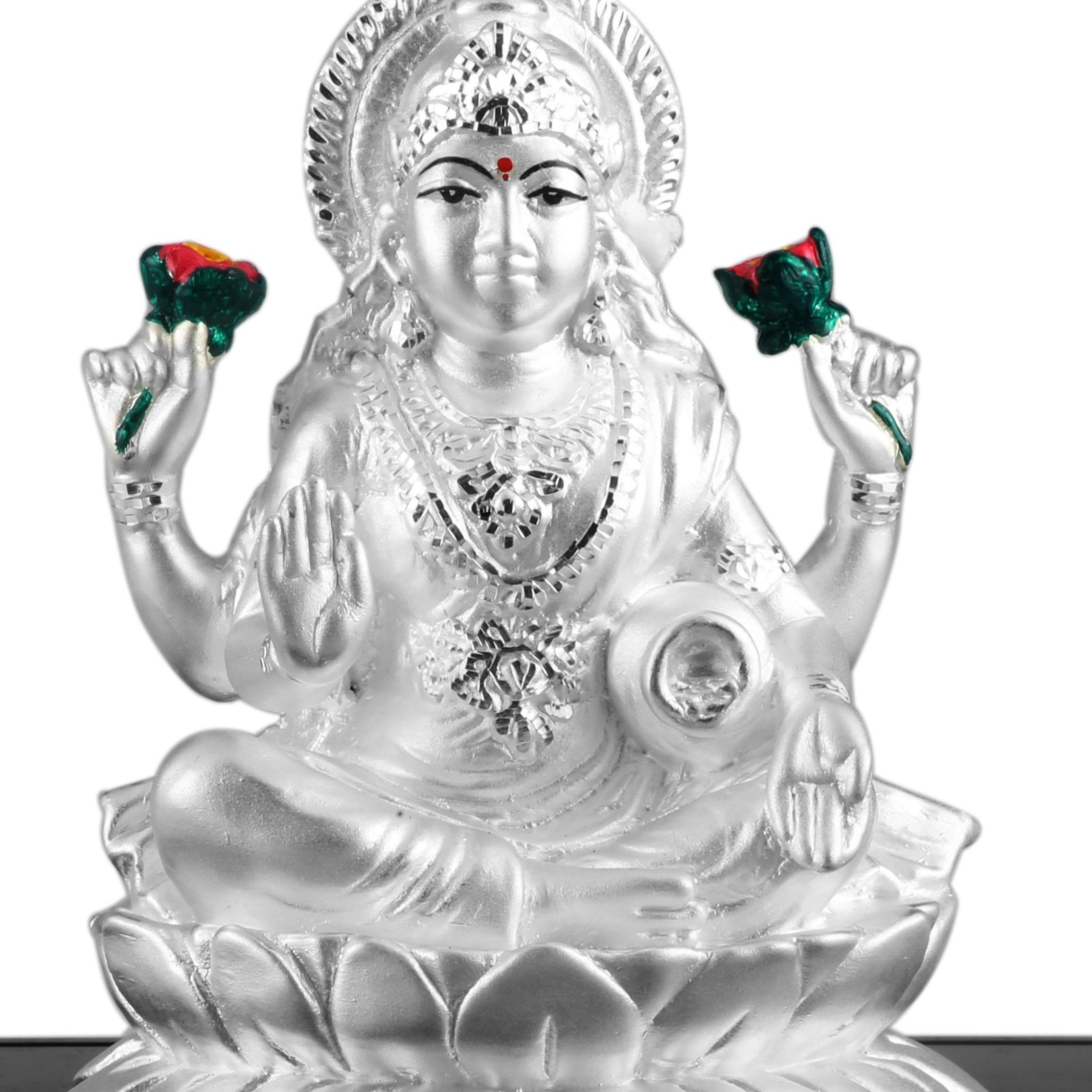 999 Pure Silver Goddess Laxmi Idol By Krysaliis Isvara-Krilx_06 Idols