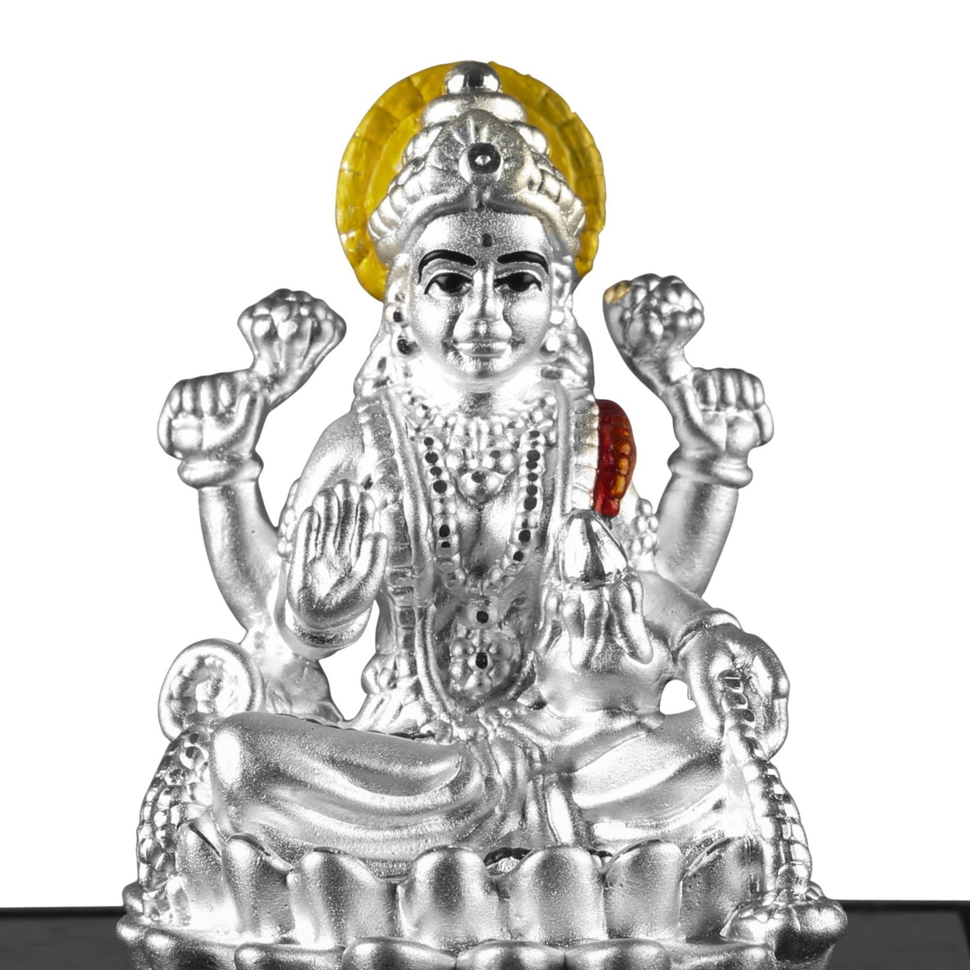 999 Pure Silver Goddess Laxmi Idol By Krysaliis Isvara-Krilx_Ms05 Idols
