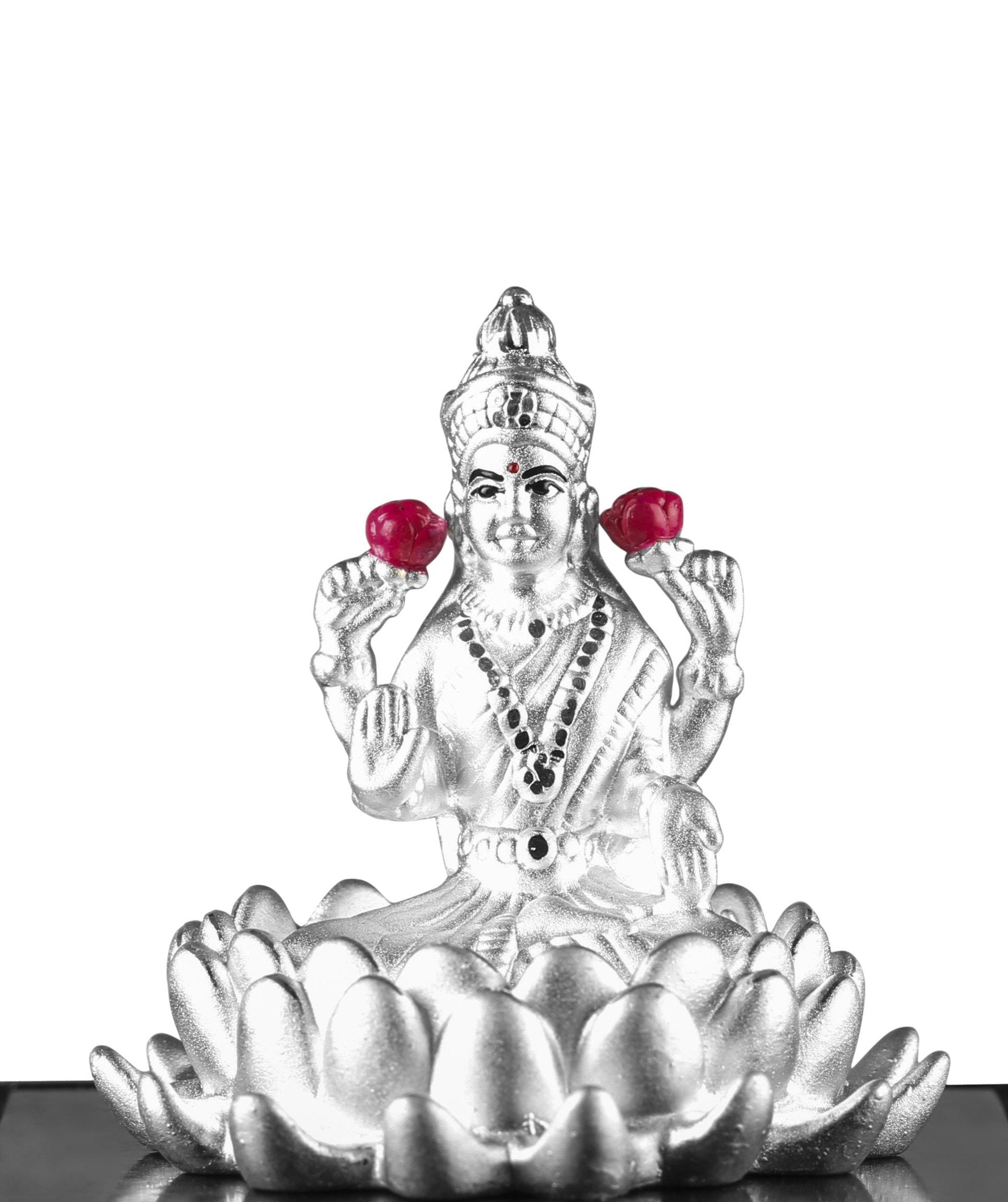 999 Pure Silver Goddess Laxmi Idol By Krysaliis Isvara-Krilx_Ms06 Idols
