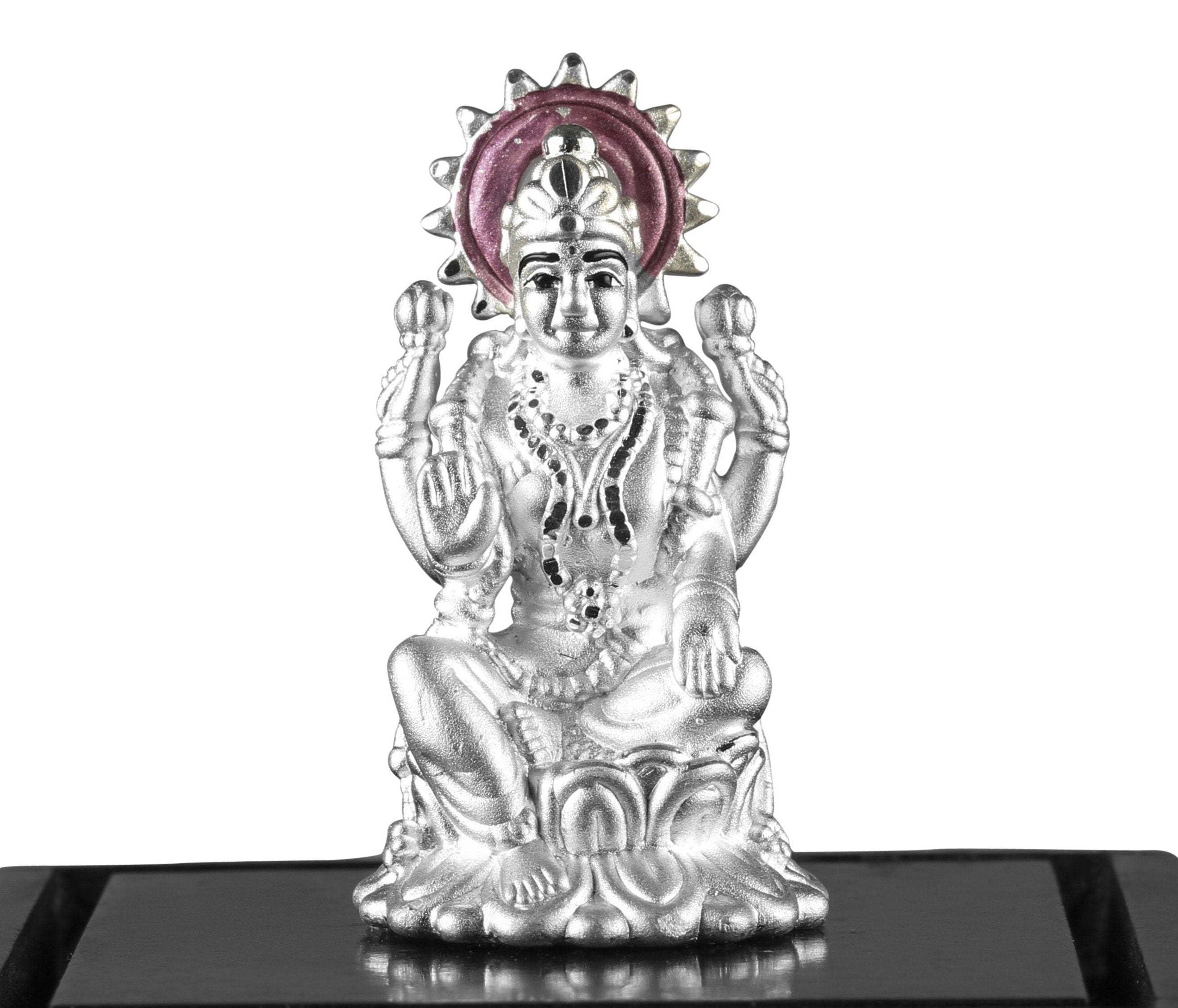 999 Pure Silver Goddess Laxmi Idol By Krysaliis Isvara-Krilx_Ms09 Idols