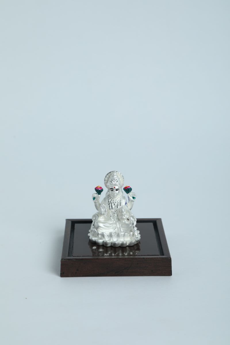 999 Pure Silver Goddess Laxmi Idol By Krysaliis Isvara-Krilx_08 Idols