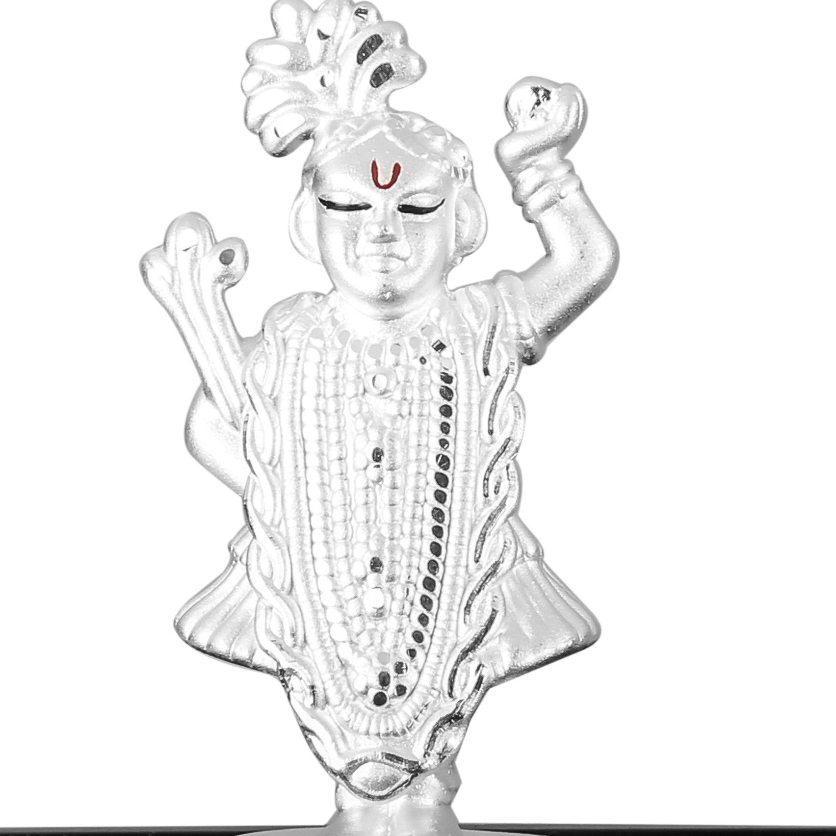 999 Pure Silver Shreenathji Idol By Krysaliis Isvara Idols