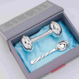 Twisted Dumbbell Rattle & Spoon