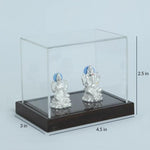 999 Pure Silver Ganesh Laxmi Idols By Krysaliis Isvara- Kriglx_Ms09