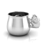 Silver Plated Gift Set For Baby - Hamper With Piggy Bowl Cup And Spoon Hampers