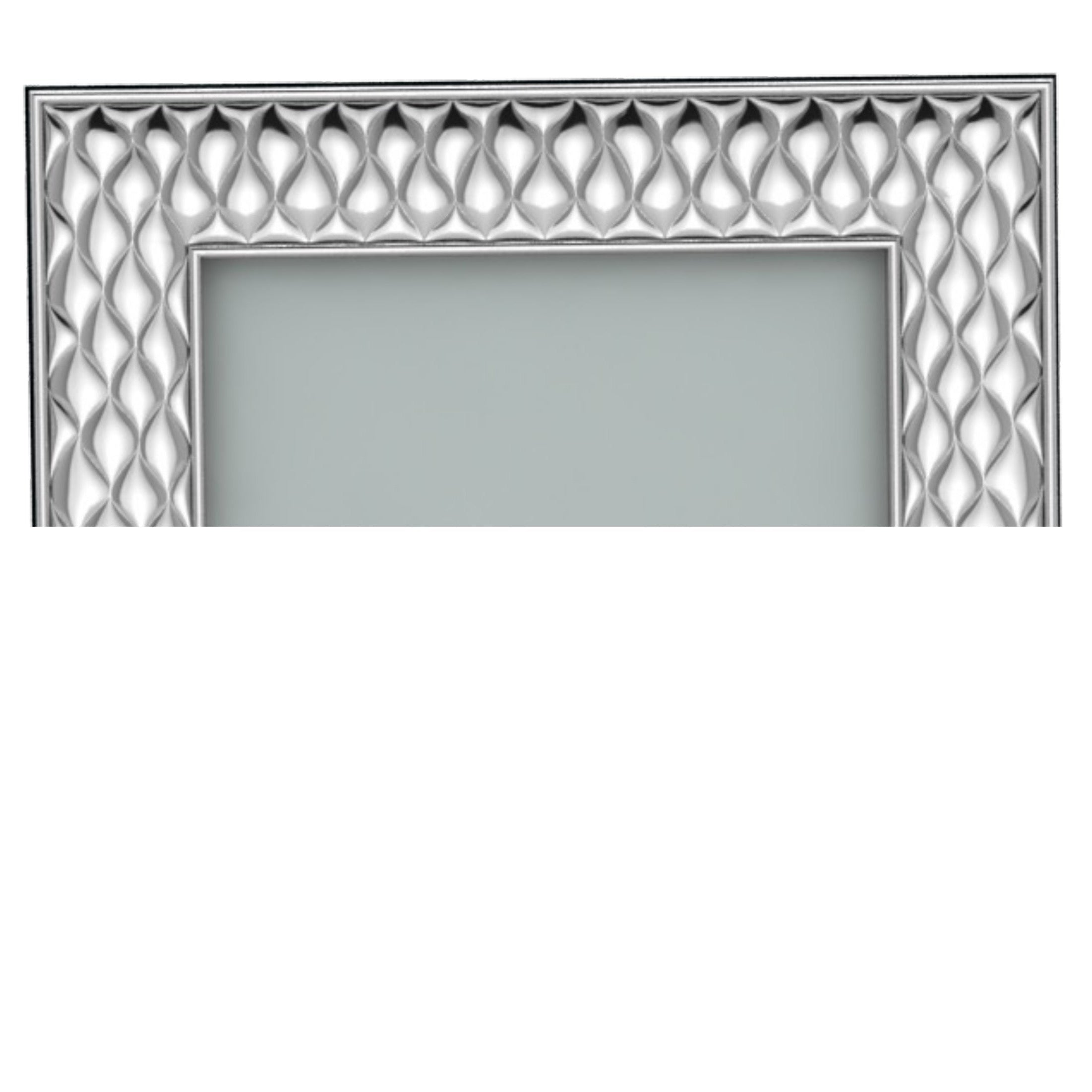 Pure Silver Dancing Raindrops Photo Frame By Krysaliis Frames