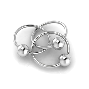 Three Ball Ring/Teether Raattle