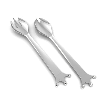 Majestic Crown Spoon & Fork- Engraveable