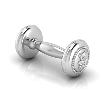 Teddy Beaded Dumbbell-Engraveable