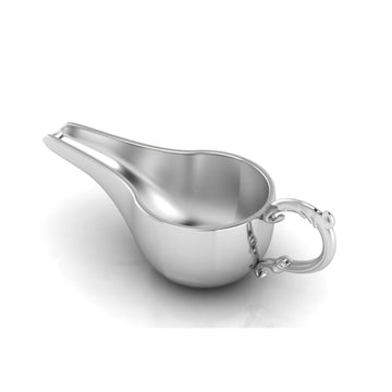 Round Feeder with Victorian Handle-Engraveable