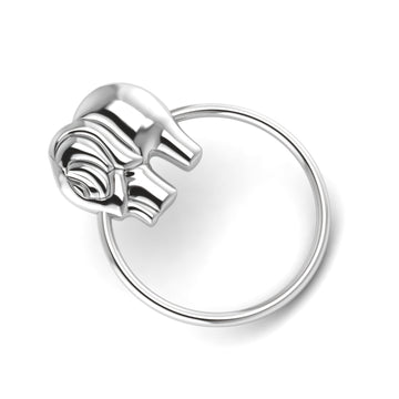 Elephant Ring Rattle-Engraveable