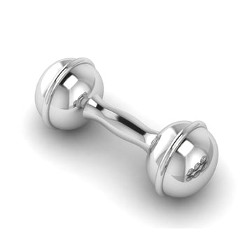 Classic Dumbbell Rattle-Engraveable