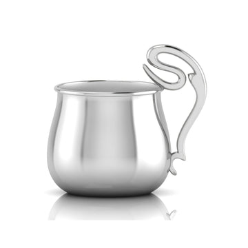 Bulge Cup with Curved Handle-Engraveable