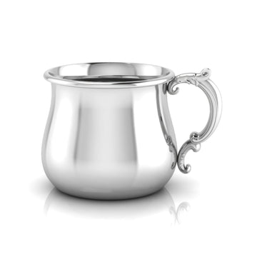 Bulge Cup with Victorian Handle-Engraveable