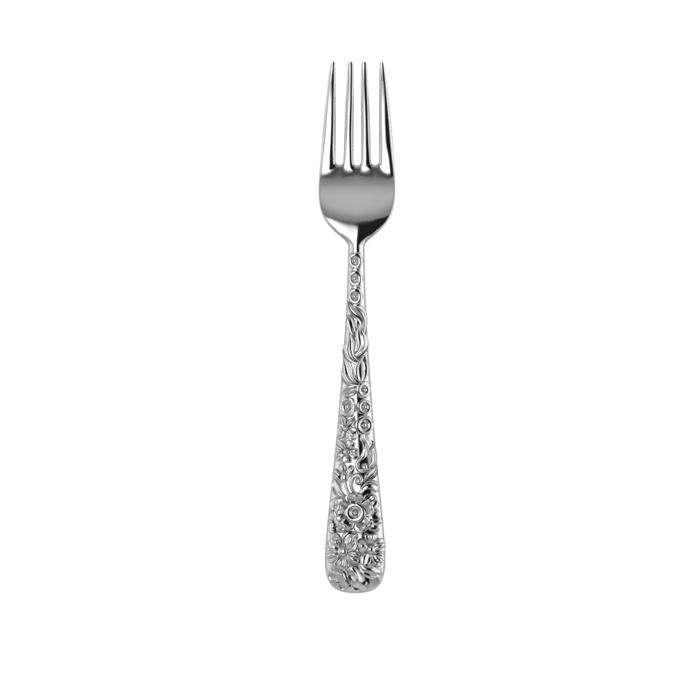 Sterling Silver Dinner Forks - The Rosa Collection