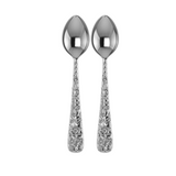 Sterling Silver Tea Spoon Set - The Rosa Collection