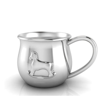 Rocking Horse Embossed Bulge Cup-Engraveable