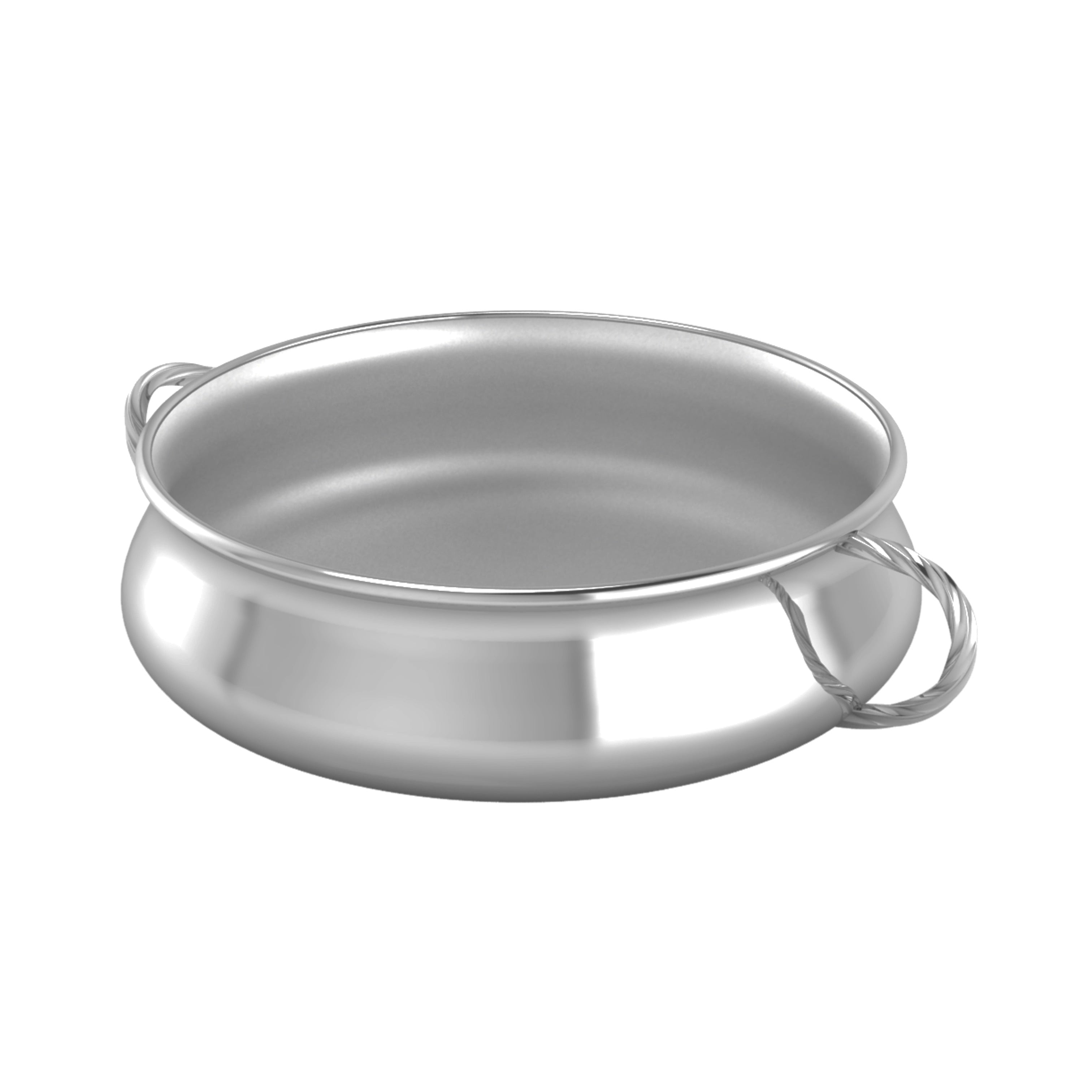 Twisted Handle Feeding Porringer-Engraveable