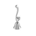 Sterling Silver Bell For Pooja With Om Handle By Isvara Bells